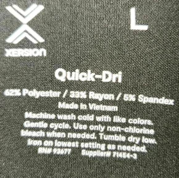 Xersion, open back, athletic T, size L - Picture 5 of 6